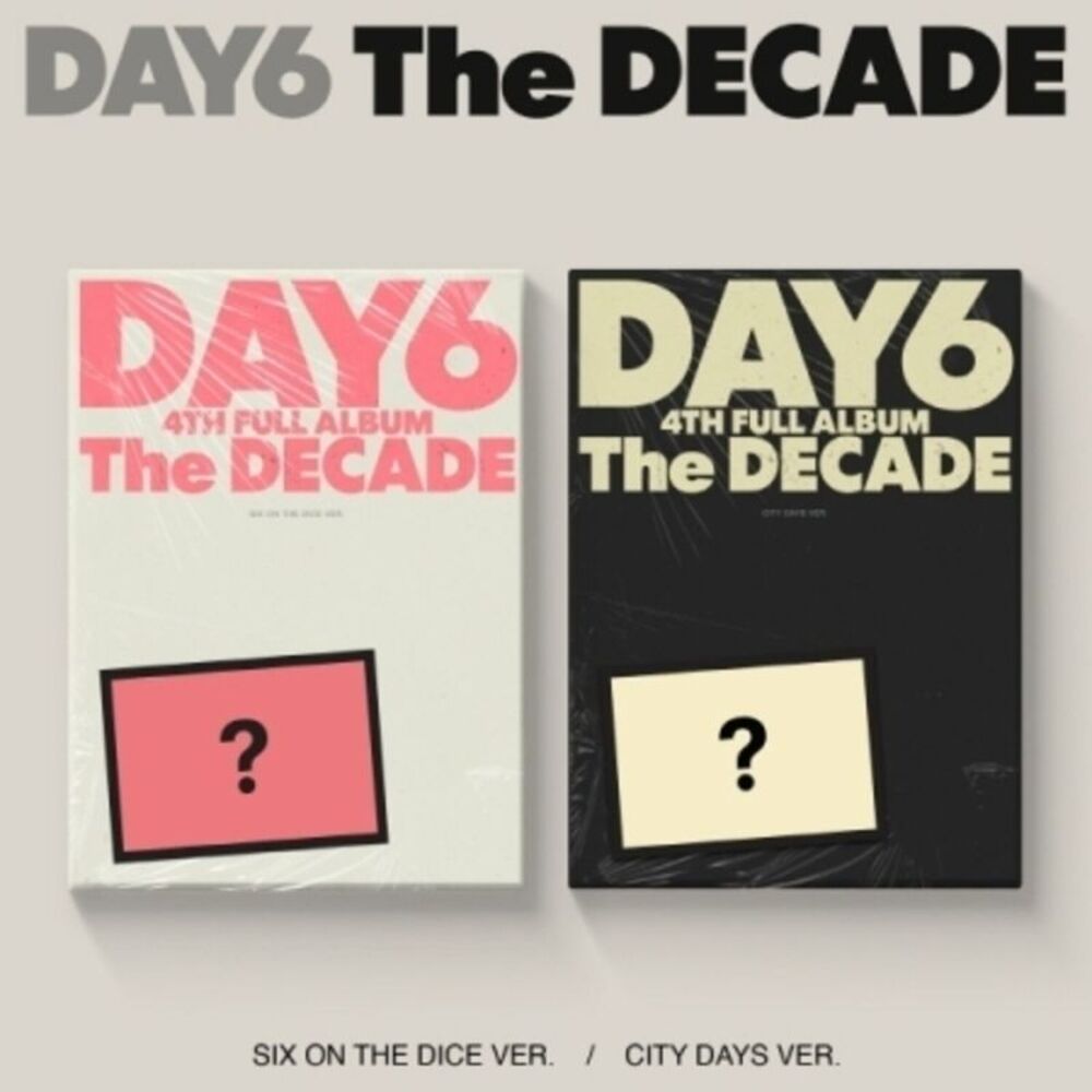 Day6 - The Decade - Random Cover - incl. 92pg Photobook, Postcard, Messag Card,